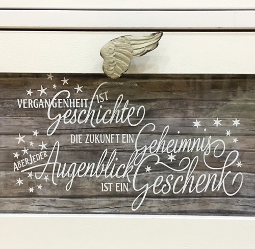 Shabby chic wasserf aufkleber - shabby,