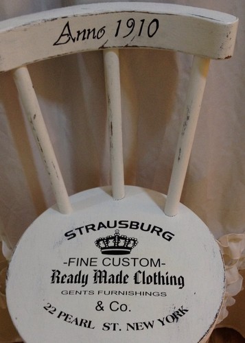 Shabby chic wasserf.Aufkleber